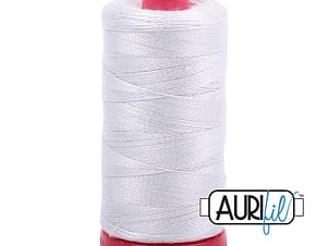 12wt Cotton Thread in 2600 Dove by Aurifil
