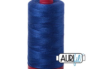 12wt Cotton Thread in 2740 Dark Cobalt by Aurifil
