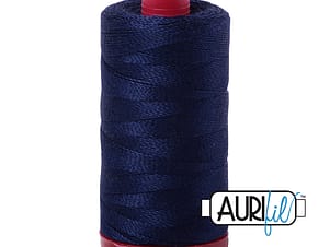 12wt Cotton Thread in 2745 Midnight by Aurifil
