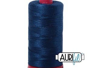 12wt Cotton Thread in 2783 Medium Delft Blue by Aurifil