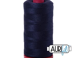 12wt Cotton Thread in 2785 Very Dark Navy by Aurifil
