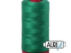 12wt Cotton Thread in 2870 Green by Aurifil