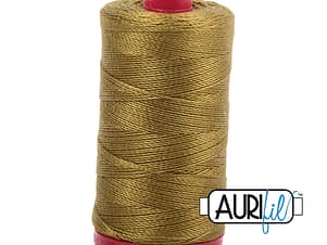 12wt Cotton Thread in 2910 Medium Olive by Aurifil