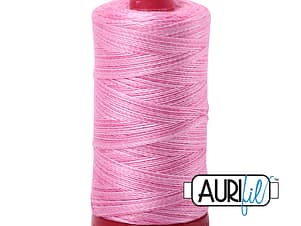 12wt Cotton Thread in 3660 Bubblegum by Aurifil