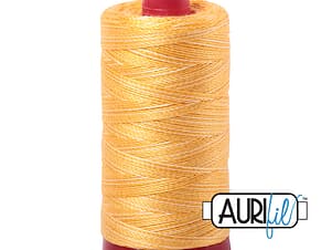 12wt Cotton Thread in 3920 Golden Glow by Aurifil