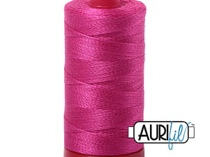 12wt Cotton Thread in 4020 Fuchsia by Aurifil