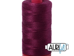12wt Cotton Thread in 4030 Plum by Aurifil
