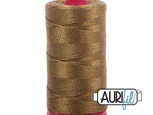 12wt Cotton Thread in 4173 Dark Olive by Aurifil