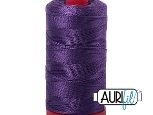 12wt Cotton Thread in 4225 Eggplant by Aurifil