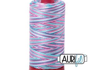 12wt Cotton Thread in 4647 Berrylicious by Aurifil