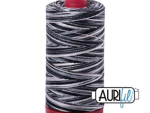 12wt Cotton Thread in 4665 Graphite by Aurifil