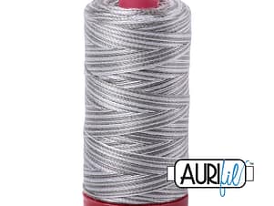 12wt Cotton Thread in 4670 Silver Fox by Aurifil