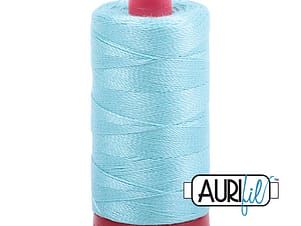 12wt Cotton Thread in 5006 Light Turquoise by Aurifil