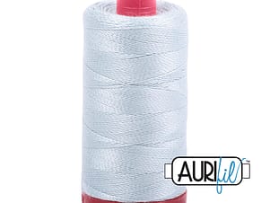 12wt Cotton Thread in 5007 Light Grey Blue by Aurifil