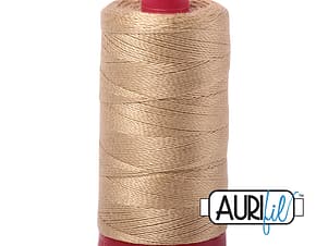12wt Cotton Thread in 5010 Blond Beige by Aurifil