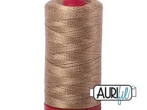 12wt Cotton Thread in 6010 Toast by Aurifil