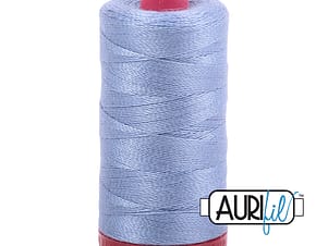 12wt Cotton Thread in 6720 Slate by Aurifil