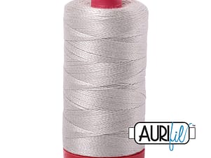 12wt Cotton Thread in 6724 Moonshine by Aurifil