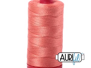 12wt Cotton Thread in 6729 Tangerine Dream by Aurifil