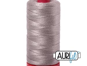 12wt Cotton Thread in 6730 Steampunk by Aurifil