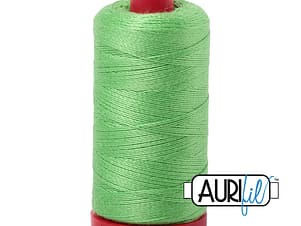 12wt Cotton Thread in 6737 Shamrock Green by Aurifil