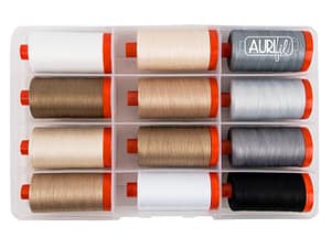 The Basic Collection by Mark Lipinski, 50wt Cotton Thread Set by Aurifil