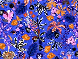 Cotton Fabric, 44" Wide in Gardenia by Dashwood Studio