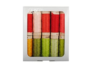 Little Quaker Christmas by Susan Ache, Aurifloss Set by Aurifil