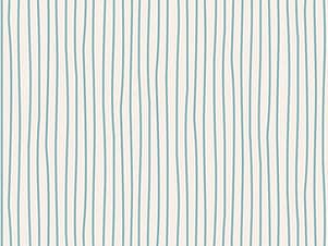 Cotton Fabric, 44" Wide in Pen Stripe Light Blue by Tilda