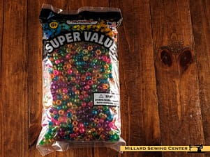 Pony Beads, 1 lb Bag by The Beadery