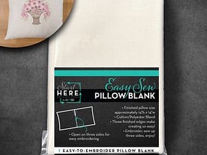 Pillow Cover Blank 14″ x 14″, Easy Sew Available in Various Colors by OESD