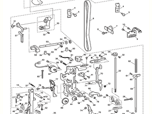 Tension Pulley Assembly for Brother Sewing Machines