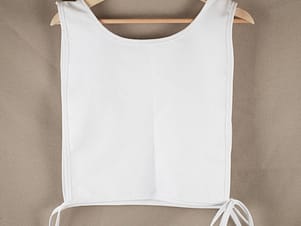 Apron, Adult Short Length, Caddie Bib in White