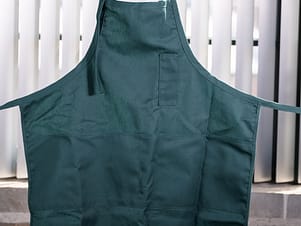 Apron, Adult Knee Length in Hunter Green