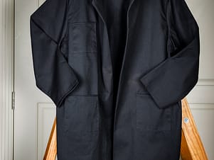 Lab Coat, Adult Long Length, Black