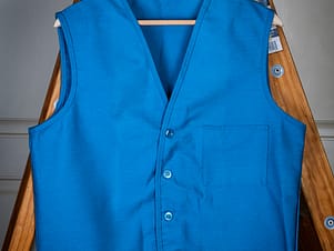 Vest, Adult in Blue