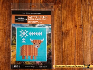 Cattle Call - a Highland Coo Quilt Pattern by Art East Quilting Company