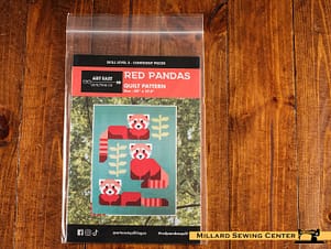 Red Pandas Quilt Pattern by Art East Quilting Company