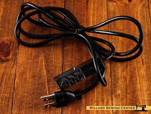 Power Cord for Bernina 900-1530 Model Sewing Machines