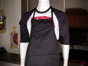 Apron, Adult Mid Length in Black
