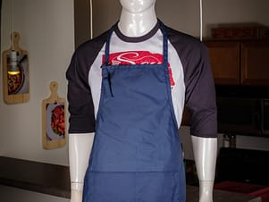 Apron, Adult Short Length in Navy Blue
