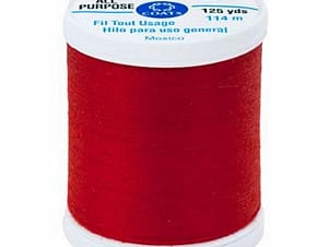 Dual Duty XP 125yds in Red by Coats & Clark