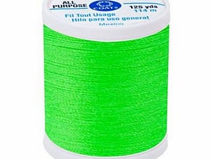 Dual Duty XP 125yds in Neon Green by Coats & Clark