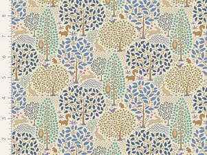 Cotton Fabric, 44" Wide in Cool by Tilda