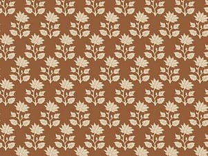 Cotton Fabric, 44" Wide in Caramel by Tilda