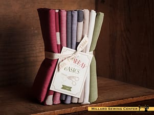 Cotton Fabric, Fat Quarter Bundle, Winter Hues by Tilda