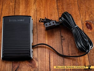 Foot Control &/or Lead Cord, Middle Pin is Horizontal for Elna Sewing Machines