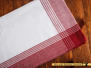 Tea Towel, Striped McCleod Style 20"X28" 6 Pack by Dunroven House