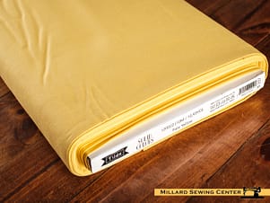 Cotton Fabric, 44" Wide in Pale Yellow by Tilda