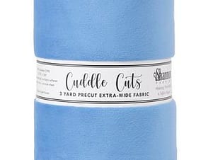 Minky, Wide Back Cuddle Cuts 3 Yard Length in BlueBell by Shannon Fabrics